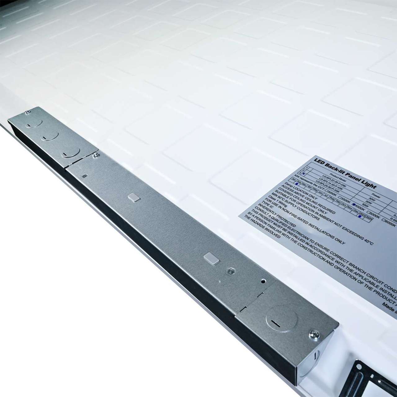 Surface Mount 2ft. x 4ft. LED Backlit Panel - 50W - 4000K - Case of 4 - LumeGen - Image 9