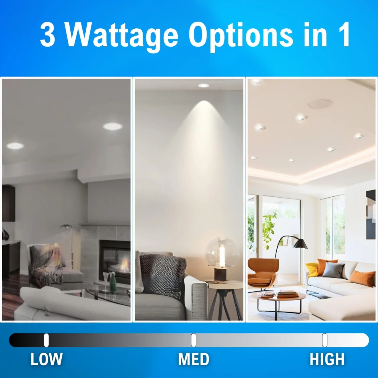 6in. LED Recessed Down Light - Wattage Adjustable up to 18W - Color Tunable 27K/30K/35K/40K/50K - LumeGen - Image 10