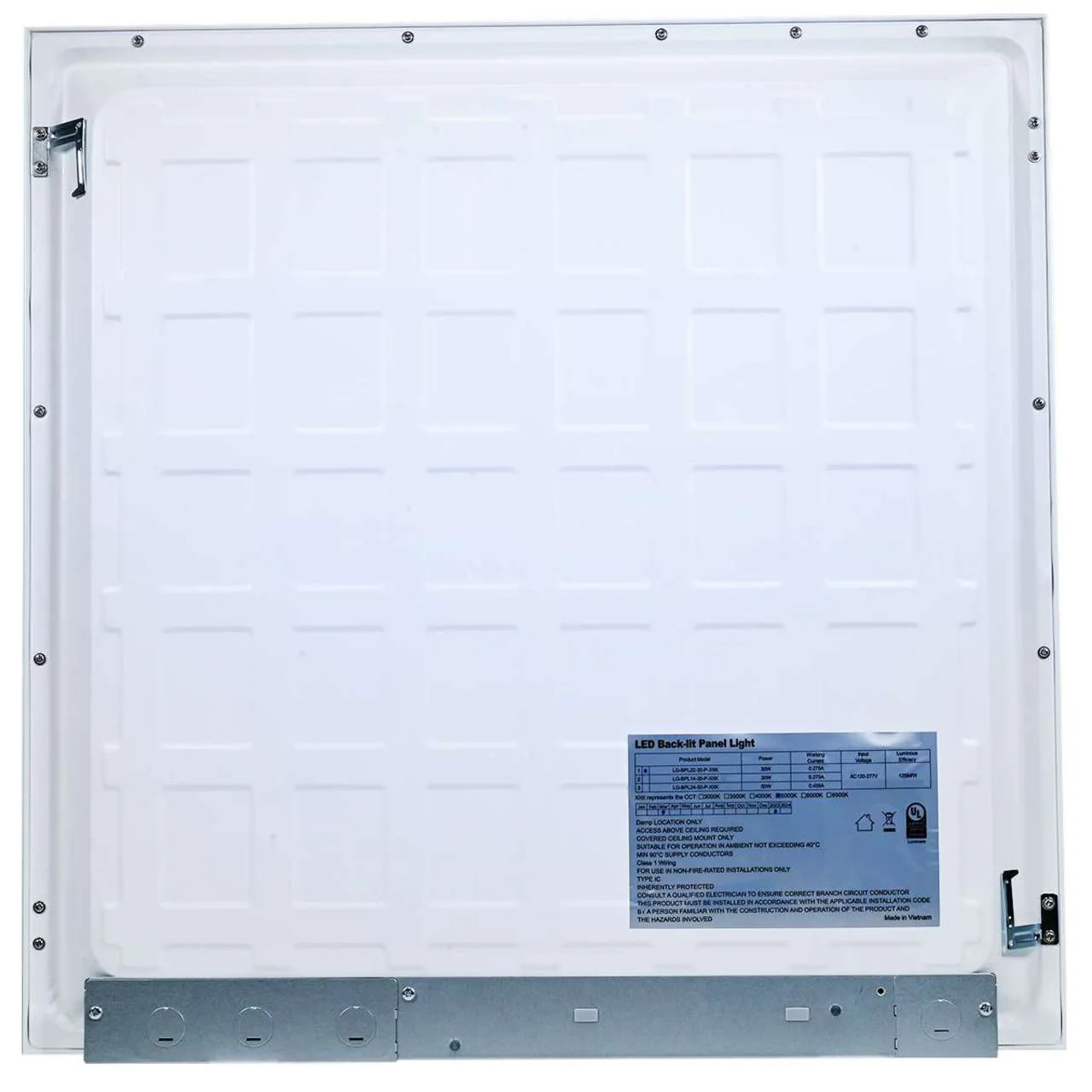 Surface Mount 2x2 LED Flat Panel Light - 30W - 5000K - Case of 4 - LumeGen - Image 7