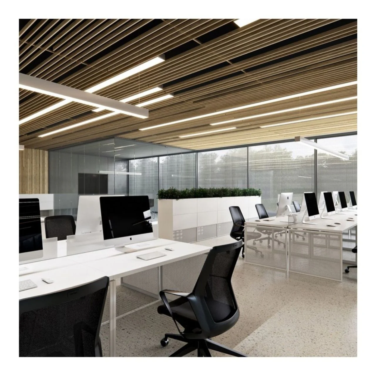 Case of 4 - 2ft LED Linear Architectural Down Light - 15W - 1950 Lumens - CCT Selectable - Energetic Lighting - Image 3