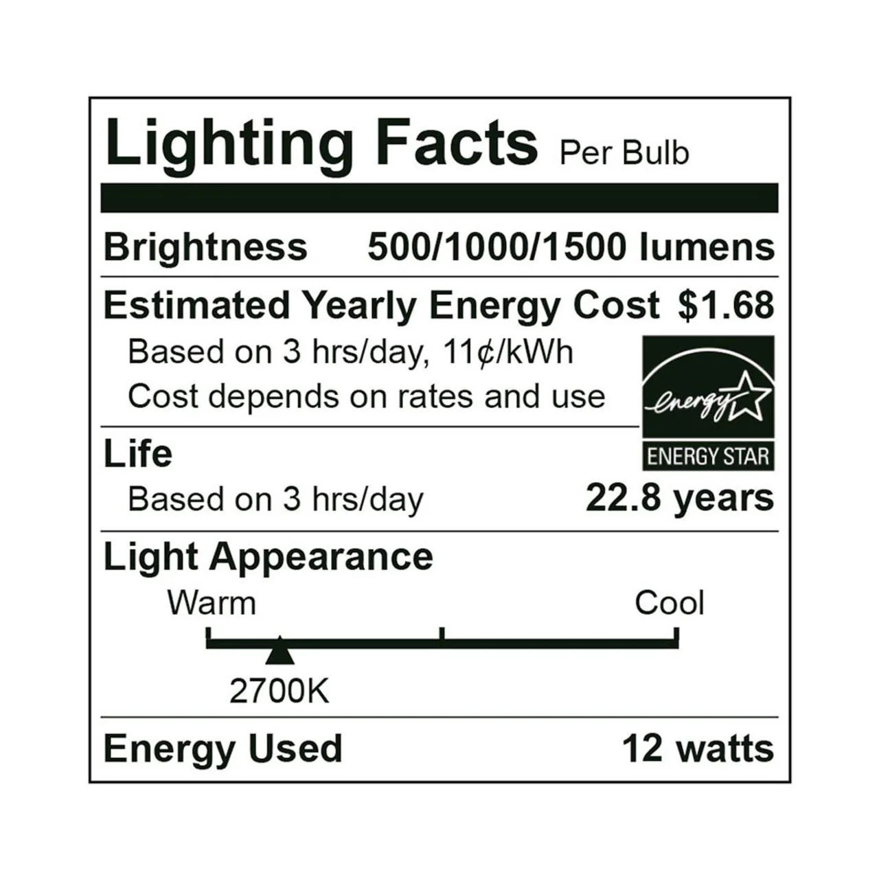 LED 3-Way A19 Bulb - 4W/8W/12W - Euri Lighting - Image 7