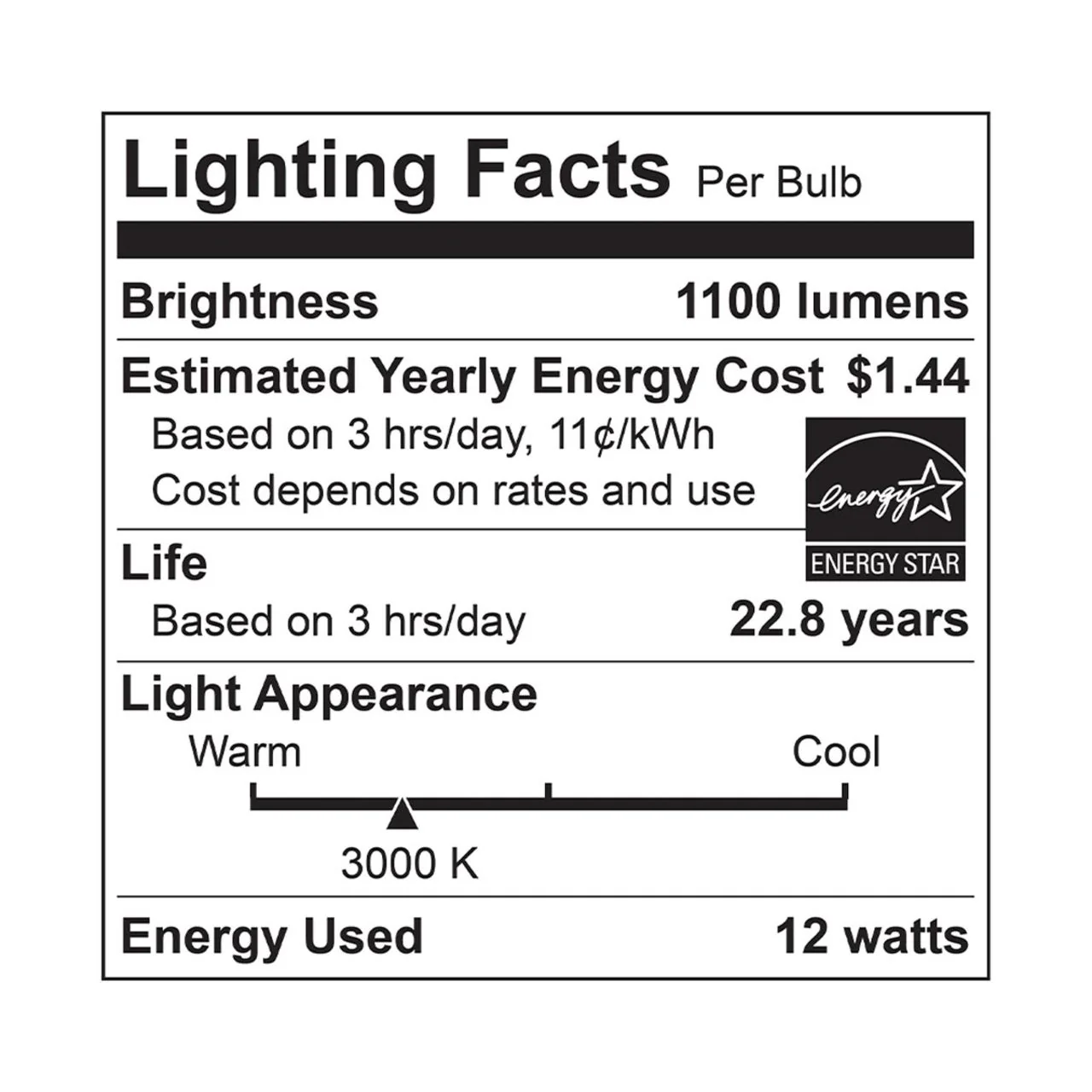 2-Pack E-Lite LED A19 Bulbs - 12W - 1100 Lumens - Euri Lighting - Image 7